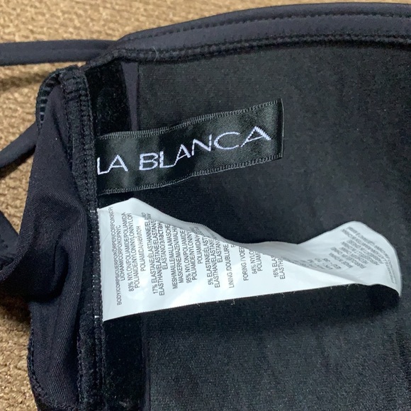 La Blanca Black Bikini top - Picture 4 of 4